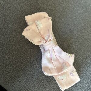 Little girls Easter bunny bow headband